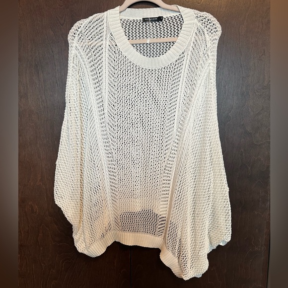 Jollycode White Knit Swimsuit Coverup - Picture 5 of 9